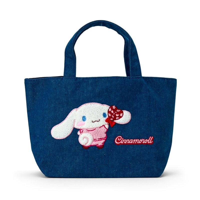 Sanrio Sagara Embroidered Denim Tote Bag Cinnamoroll Japan NEW Sanrio Characters