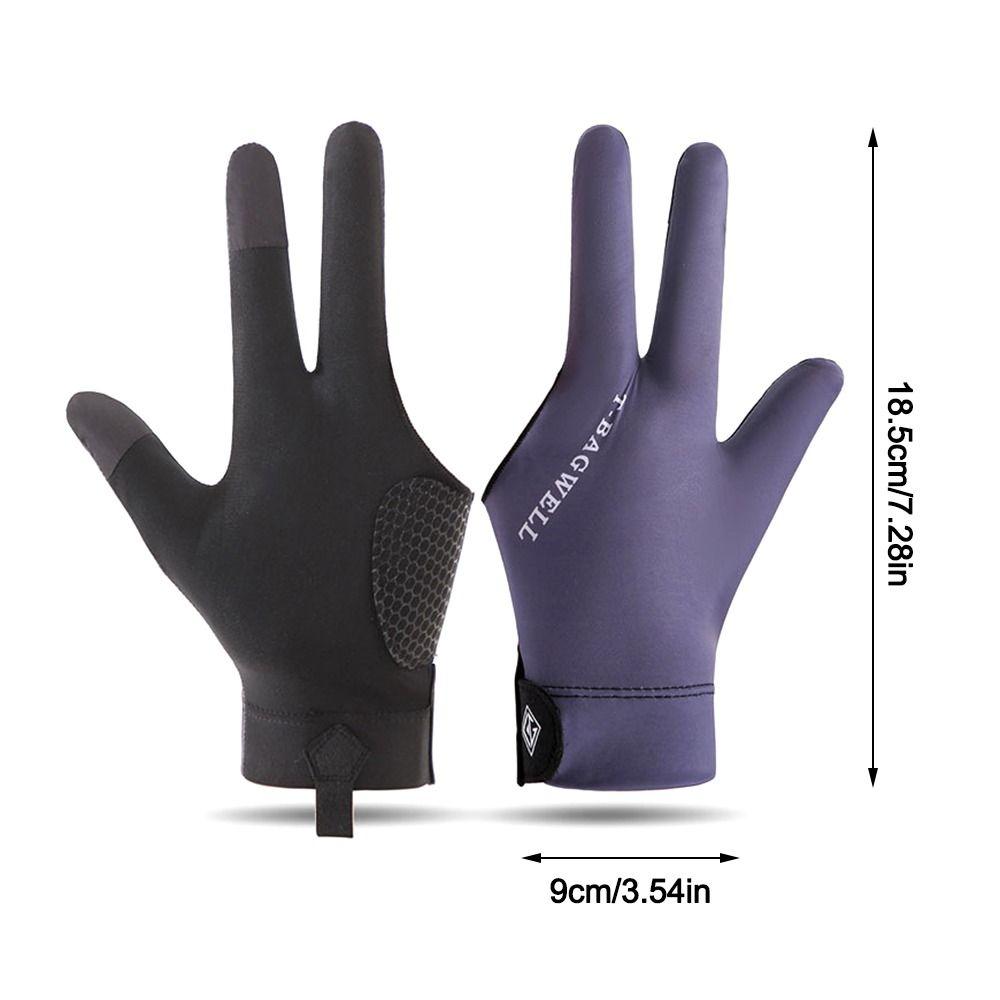Non Slip Billiards Glove Left Hand Billiard Training Gloves  Fitness Accessories