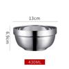 Ruhan 13cm Double-Layer Insulated Stainless Steel Bowl Set