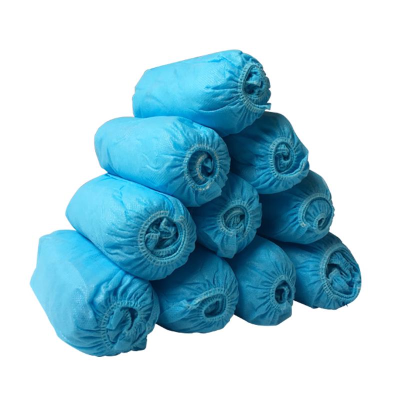 Disposable Non-Woven Dustproof Shoe Covers (100-Pack) One Size