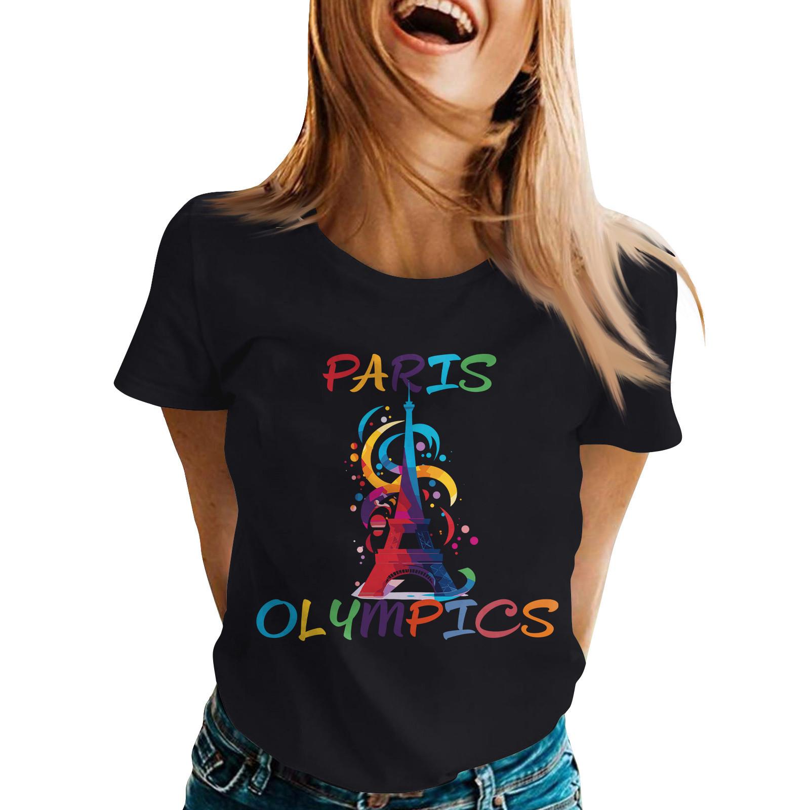 

Футболка унисекс, повседневный свободный топ, удобная футболка с круглым вырезом XL чёрный