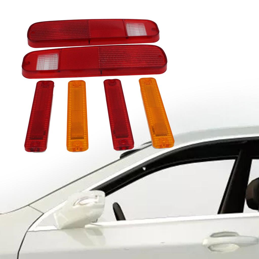 Car Portable Taillight Truck Side FendersKit Indicator Lamp Durable Fit for F-150 F150 F250 Econoline High Transmittance