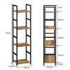 KIBOU KAI Open Shelf Rack Storage Wooden Room Divider Decorative Shelf Bookshelf Flower Stand Display Gap Storage Bookshelf Open Rack Free Rack