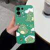 For Oppo Realme 7 10 8 9 5 6 Pro Plus K13 A5 A5X Phone Covers Cute Dinosaur Patterns Liquid Silicone Anti Drop Premium Protection Cases For Oppo Shell