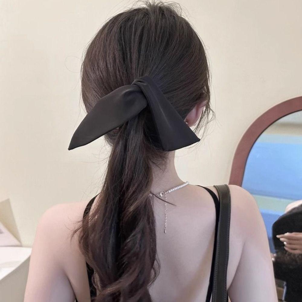 

Заколка для волос вертикальная заколка корейский стиль бант заколка для волос сладкий тканевый банан зажим для женщин бежевый