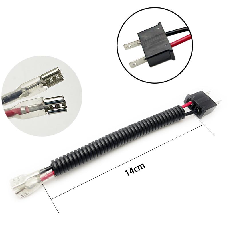 Car LED Headlight Conversion Cable H7 Male to H1 Female Wiring Harness Connector Adapter For Headlight Fog Lamp Harness H7 to H1