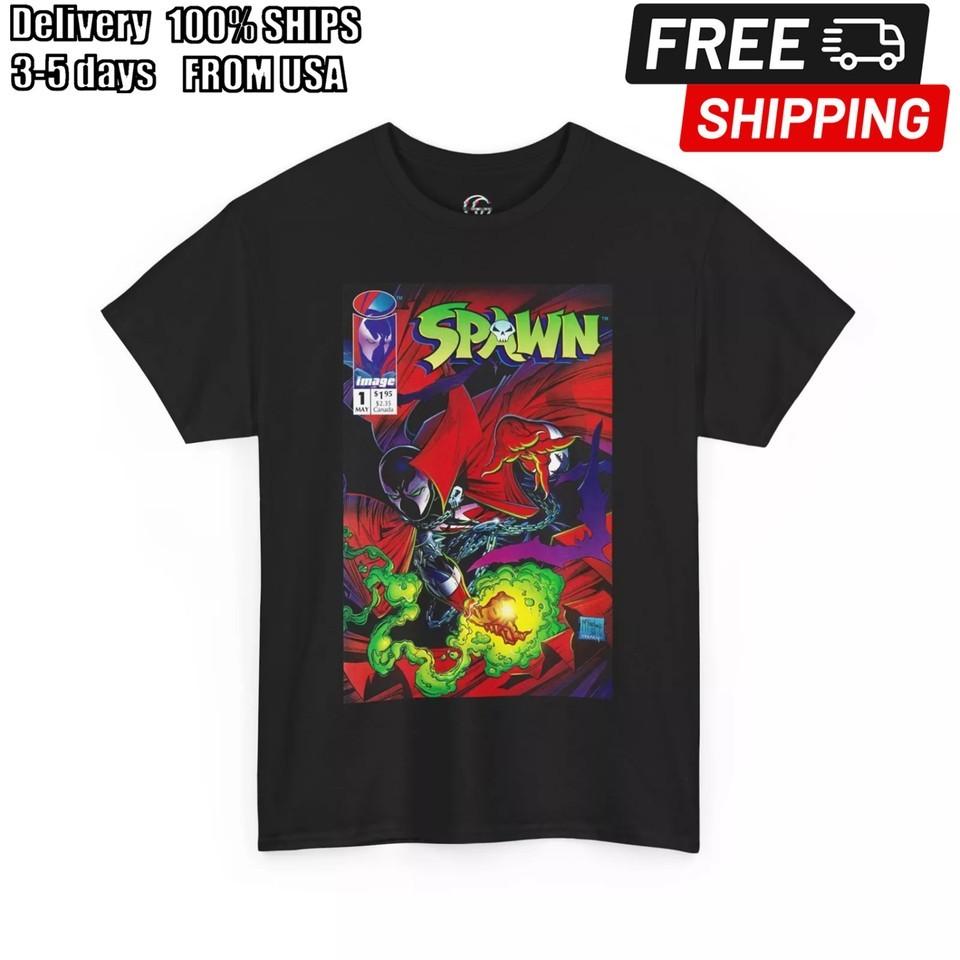 Spawn Comic Book Vintage TShirt Spawn No. 1 Comic Book Tee McFarlane Comics Unisex T-Shirt S
