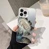 Colorful Drop-Proof Lotus Case for iPhone 16 Pro Max, Silver, Protective for Models 13-15
