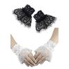 Lace False Sleeves Pleated False Cuffs Hollow Wrist Decor Elastic Horn Cuffs