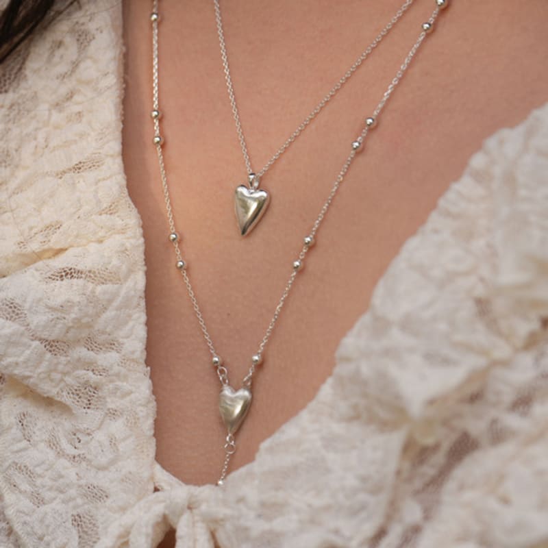 SULTANA Drop Heart Necklace