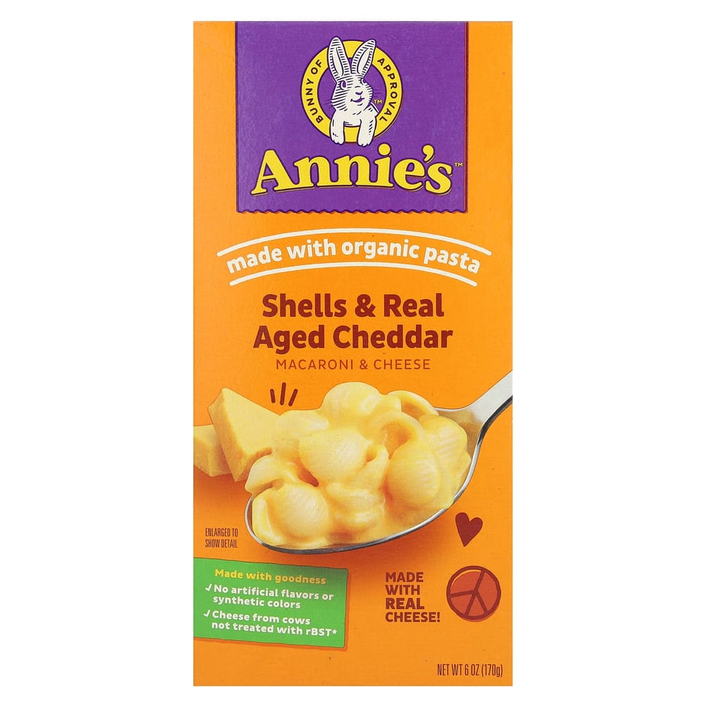 Annie s Homegrown Shells & Cheddar Macaroni & Cheese 170g (6oz)