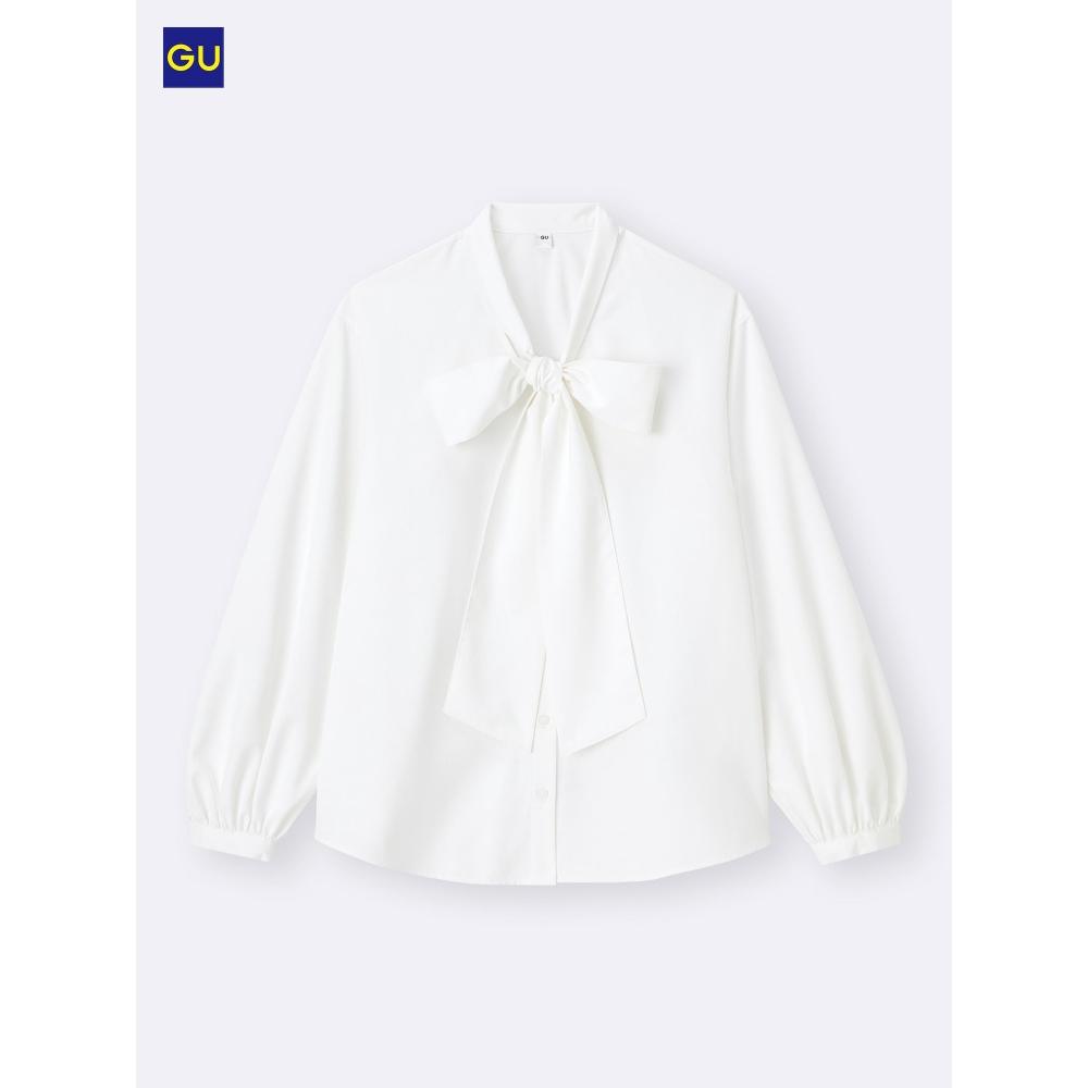 Uniqlo Gu Bow Tie Blouse
