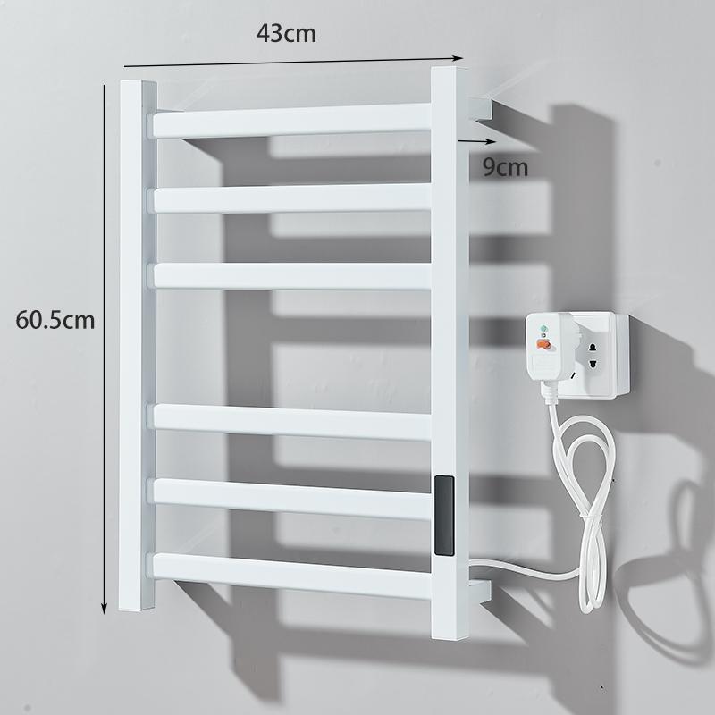Bathroom equipment Electric towel rack Stainless steel Temperature &Time control Smart home Heated towel rail Towel warmer