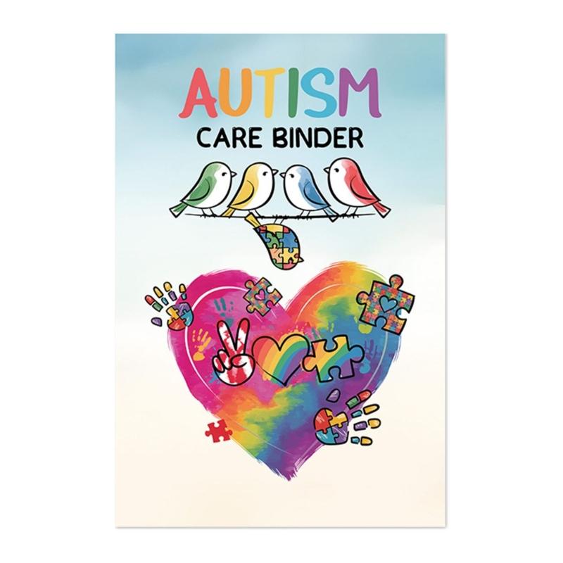 

Autism Planner Portable Daily Planner Notebook 120 Pages For Nurses Caregivers And Home Organization 8.27x5.51Inches 1