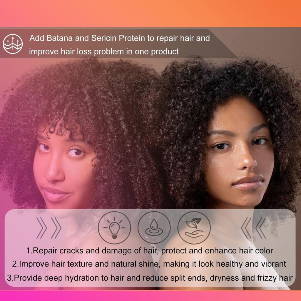 Aceite de Batana de Botanix para el crecimiento del cabello, aceite de Batana natural para el crecimiento del cabello de Botanix, aceite de Batana sin refinar, para hombres y mujeres