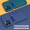 Luxury Soft Silicone Wallet Case Funda For iPhone 17 Air 16 15 14 11 13 12 Pro Max Plus Card Holder Slot Back Cover Protective