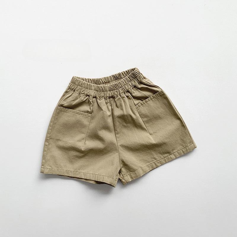 Children's Shorts Summer Versatile for Boys and Girls Korean Retro Pants Trendy Children's Clothing