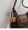 Leopard Print Large Capacity Crossbody & Shoulder Bag for Women - 2025 Leather Suede Tote
