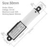 Mini Electric Linear Actuator 12V 10-200mm Stroke Electric Reciprocating Lifting Linear Motion Actuator for Home Automation with Mounting Brackets