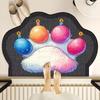 Dirt Resistant Bathroom Carpet Non-slip Water Absorbent Mats Cute Cat Paw Carpet  Home Decor