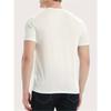 Tricou confortabil cu mânecă scurtă și decolteu cu inimă, tricouri casual și șic pentru bărbați, topuri de vară pentru îmbrăcăminte exterioară zilnică
