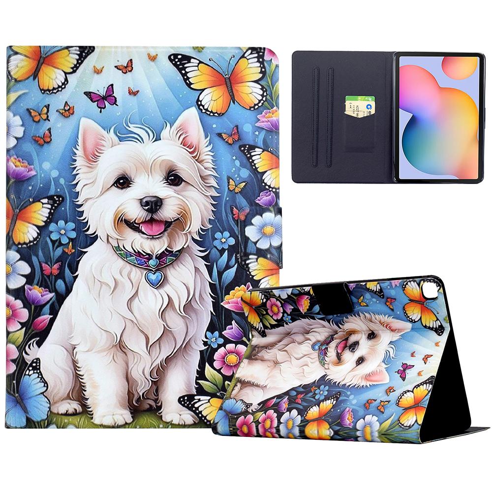 Ständerhülle für Samsung Galaxy Tab S6 Lite (2024)/(2022)/(2020) (SM-P610/615) Musterdruck Tablet Lederhülle