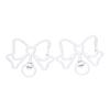 5pcs/lot Colorful Butterfly Shape Lobster Clasps Swivel Keychain Alloy Metal Key Hooks For Jewelry Making Supplies Crafts