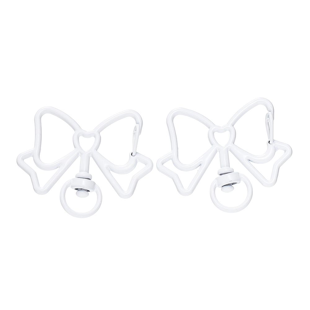 5pcs/lot Colorful Butterfly Shape Lobster Clasps Swivel Keychain Alloy Metal Key Hooks For Jewelry Making Supplies Crafts
