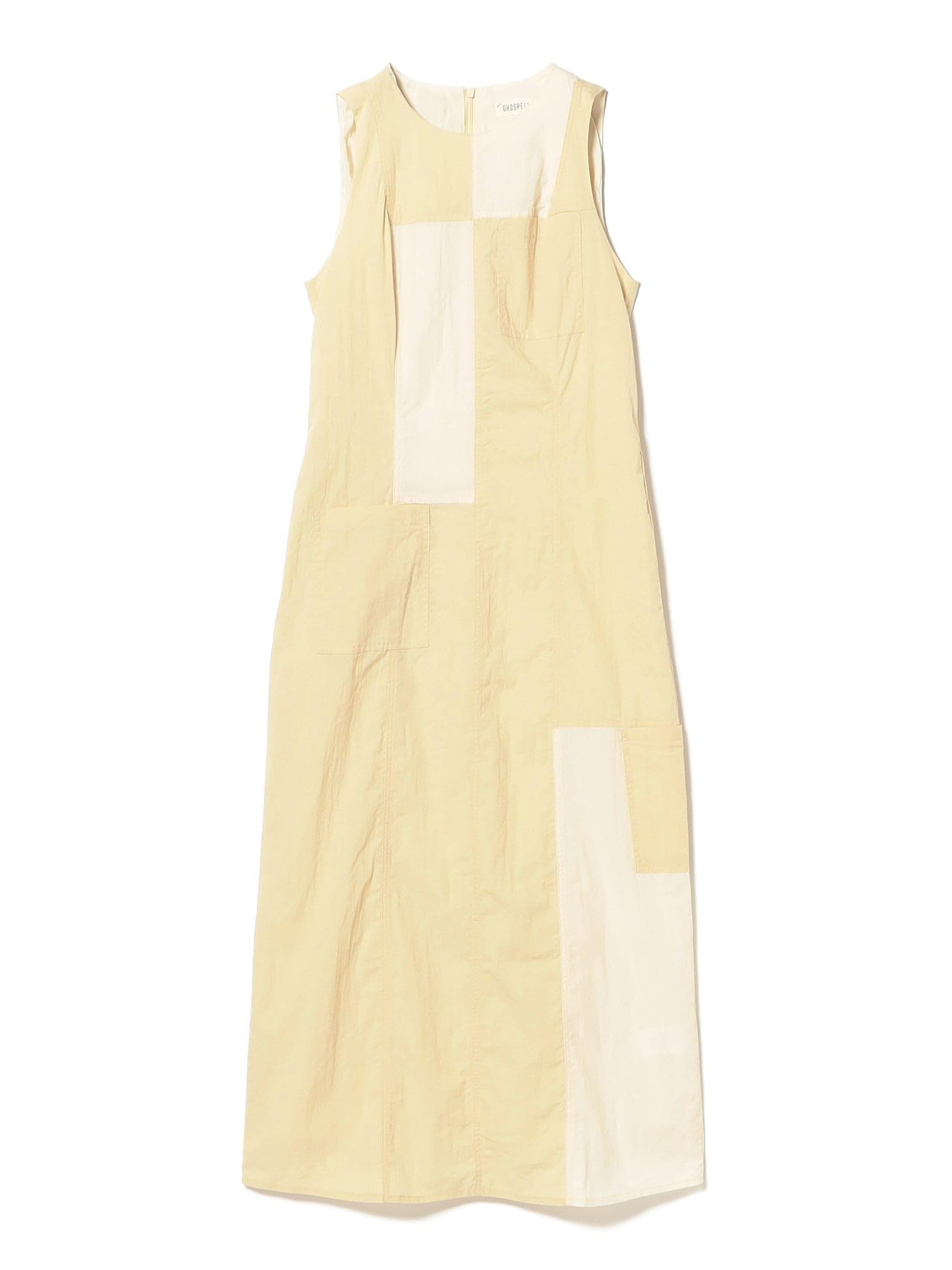 Ray Beams GHOSPELL Платье-миди Solana, Женское, Желтое, Маленькое