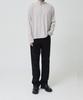 OX STUDIOS Soft Fluffy Half Zip-Up (Beige Gray)