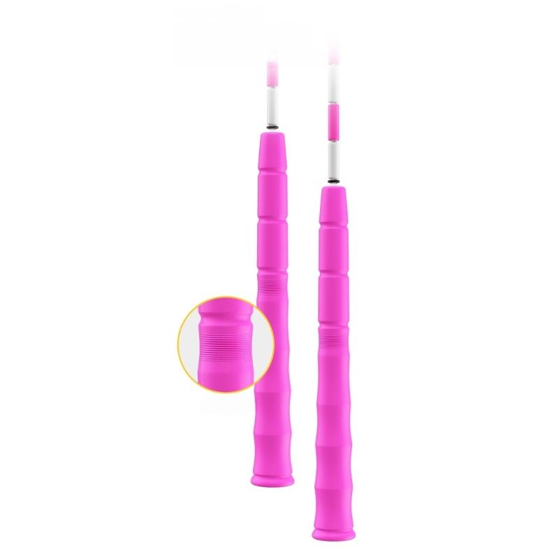 Childs Safe Skipping Rope Colorful Rotating Beads Regulable Handle Rope for School Home Exercises
