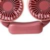 Portable Neck Fan Bendable Wearable USB Rechargeable Hand Free Mini Hanging Fan for Office Travel Taro Purple