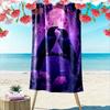 Ravens Serenade Moonlight Whispers Print Beach Towel, Quick Drying, Suitable for Travel, Outdoor Sports, Jogging, the Beach and Swimming, Gift