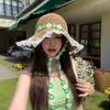Breathable Flower Straw Hat Lace Trim Beach Hat Women Visor Bucket Hat  Seaside Vacation