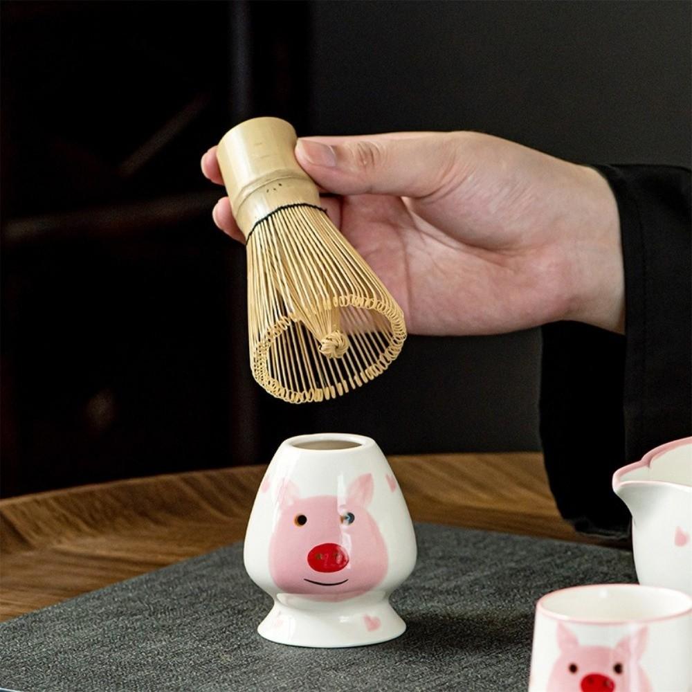 Ceramic Matcha Whisk Holder Cartoon Whisk Holder Japanese Matcha Whisk Container  Home Teahouse