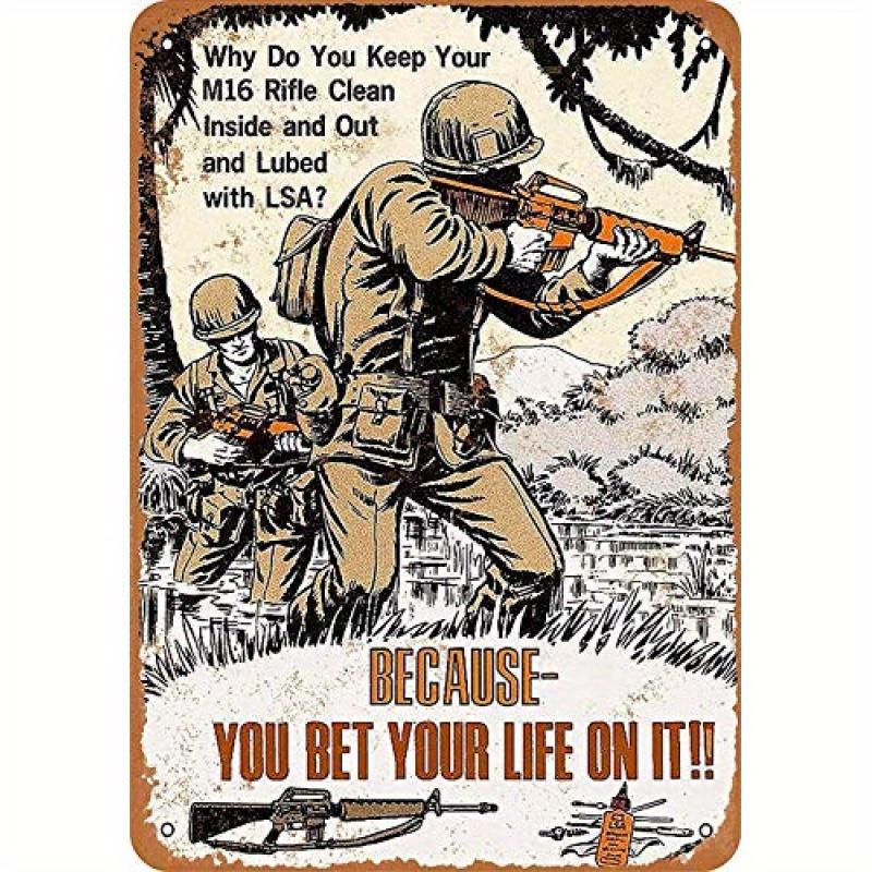 Decorative Signs Plaques Unoopler Metal Signs Do You Keep Your M Warning Sign IndoorOutdoor Tin Sign Vintage Look metal s