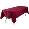 Rectangular Tablecloth Stain Resistant Polyester Table Covering Cloth for Dining Tables Easy To Clean and Maintain