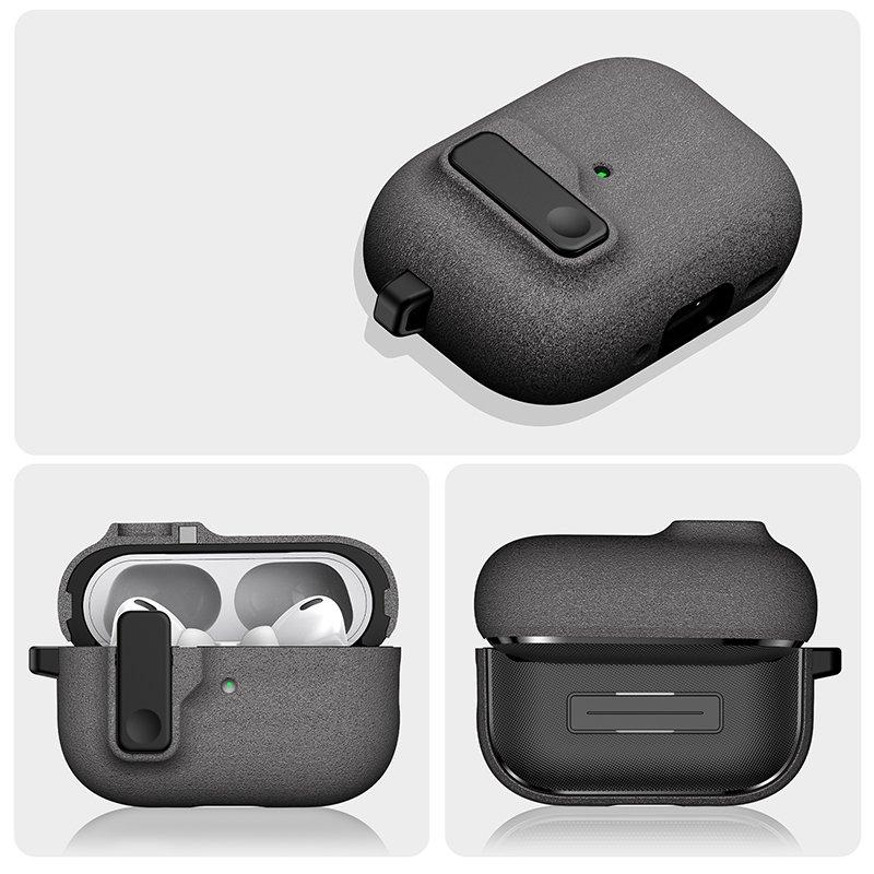 Security Lock For AirPods 4 Case with Lanyard Shockproof Cover Full Drop Protection Case with Cute Keychain For Airpods 4th Gen