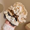 3pcs Lace Intestine Hair Loop Girlish Feeling Tied Hair Headband High Elasticity Non Damaging Rubber Band Cute Hair  Accessories