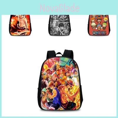 Mochila One Piece Para Crianças Com Material de Nylon E Alças Ajustáveis Para Escola E Uso Diário