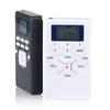 HRD-102 Mini Pocket Digital 2CH Single Band FM Radio Receiver with Earphone