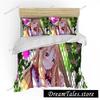 Fashion Japan Anime Cartoon Bedding Set 3D Print Christmas Gift Duvet Cover Sexy Girls Bed Quilt Cover Pillowcase Luxury Gift029