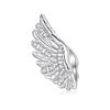 WOSTU 925 Sterling Silver Virgin Mary Pendant Cross Charms Wings of Protection Beads Fit Original Bracelet Necklace DIY Gift