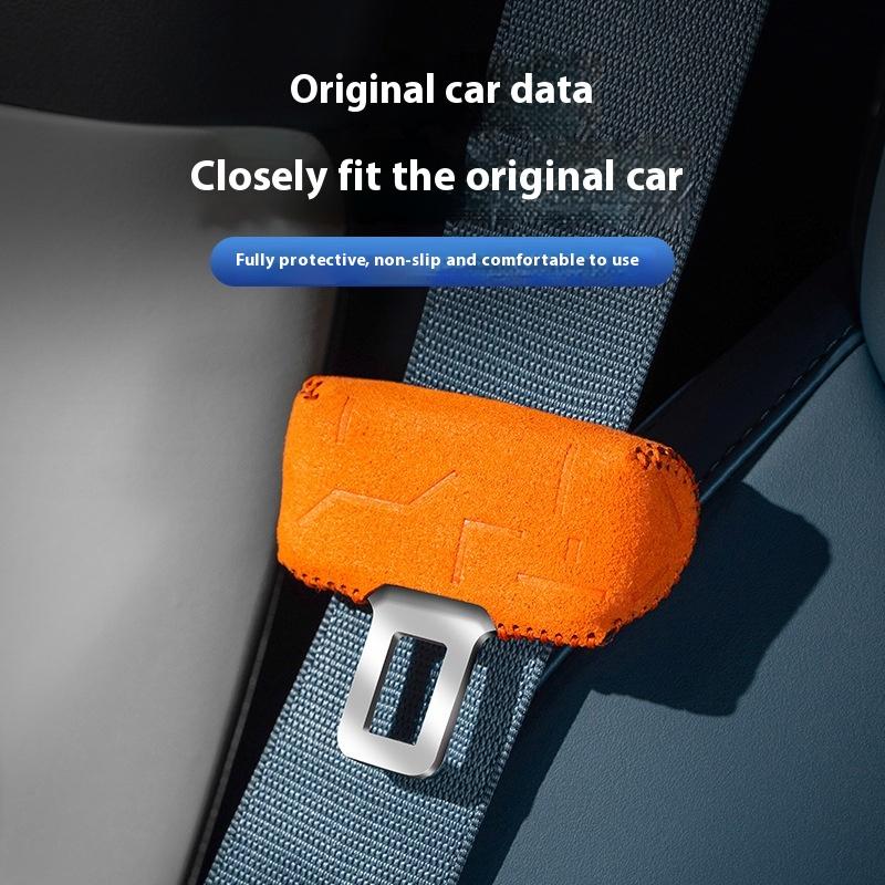 For ZEEKR 001 007 009 ZEEKR X 7X 9X Car Seat Belt Buckle Protective Cover Safety Belt Collision Prevention Car Modification