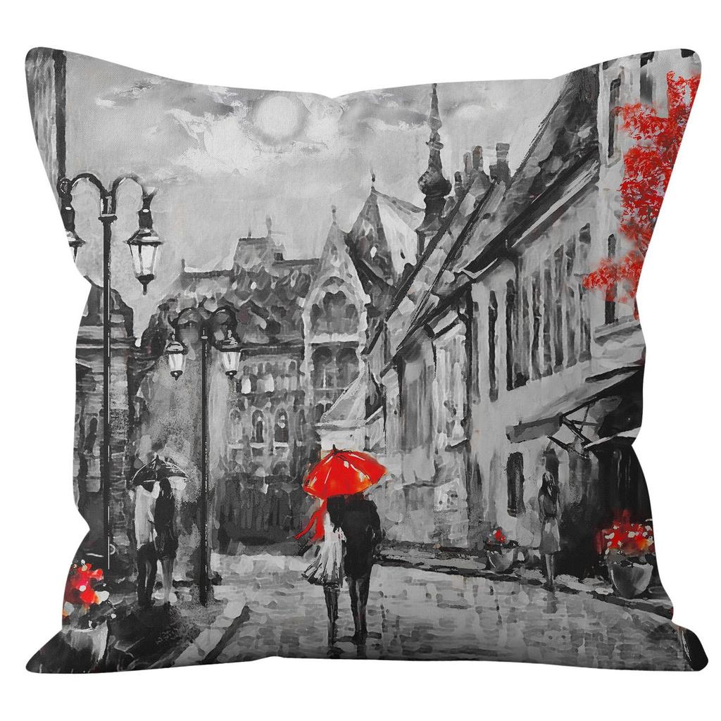 Lovers Valentine's Day Series Pillow Cover Sofa Pillow Car Cushion Cover