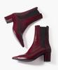 Heedimensional Solmazen Mid-Calf Boots Burgundy