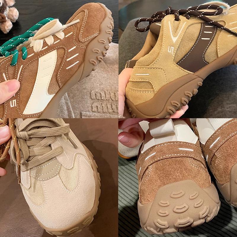 Thick-soled inner height increase autumn and winter new sports and leisure leather women's shoes