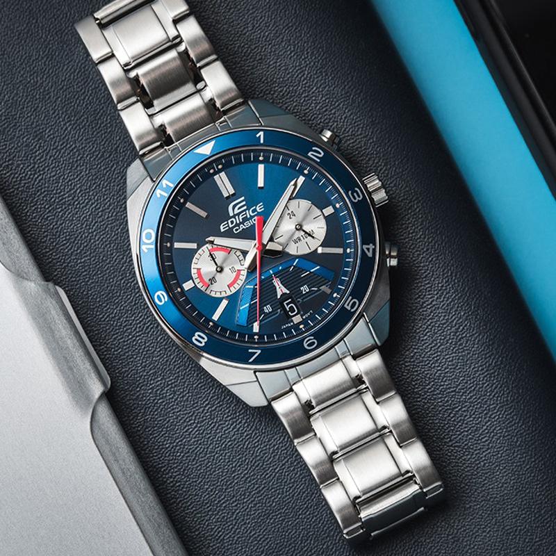 CASIO Men EDIFICE Blue Watch EFV-590D-2AVUPFD