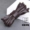 Diy Jewelry Material Handmade Beaded Accessories, Real Cowhide Strip 3Mm Wide First Layer Flat Leather Rope Bracelet Necklace Rope