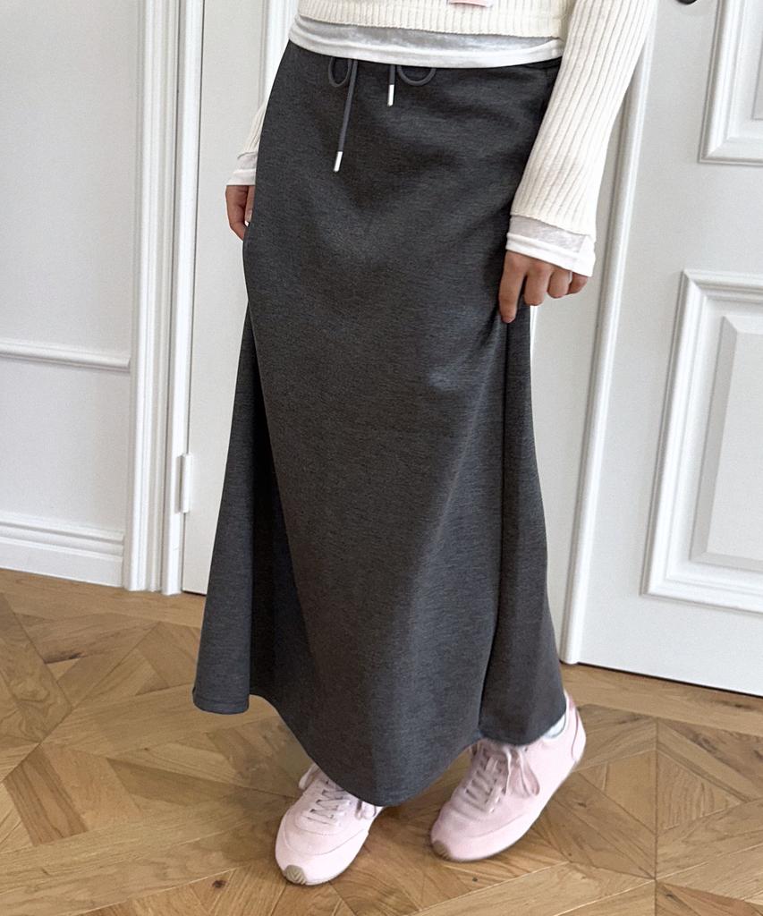 Delaidy Neighbor Sweat Skirt (Gray)